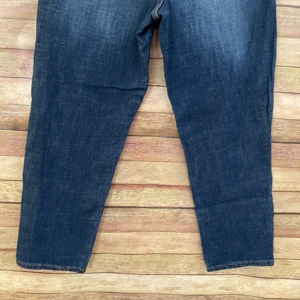 Ella Moss High Waist Straight Ankle Jeans Women's Dark Wash Size: 14/32 - Picture 5 of 10